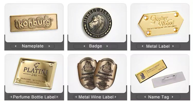 Ouyi Industry Customize metal nameplates brass nameplate