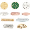 Ouyi Industry customize high quality brass metal logo tags