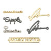 Ouyi Industry customize high quality zinc alloy metal logo plates