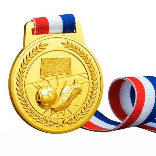 Ouyi Industry Custom soccer gold metal medal