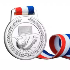 Ouyi Industry Custom soccer silver metal medal